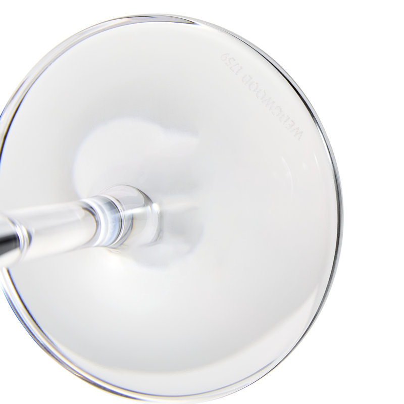 Vera Wang Luxe Graphite Wine, Set of 2, White Wine Glass