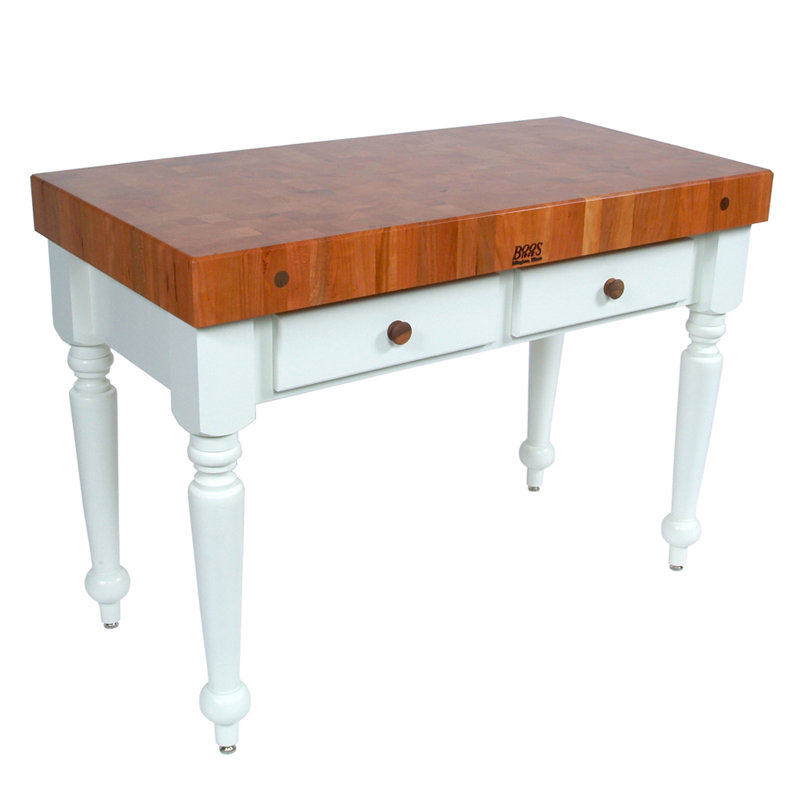 Table de préparation avec dessus American Cherry American Heritage, H 34,5 po x l 30 po x P 24 po / non inclus