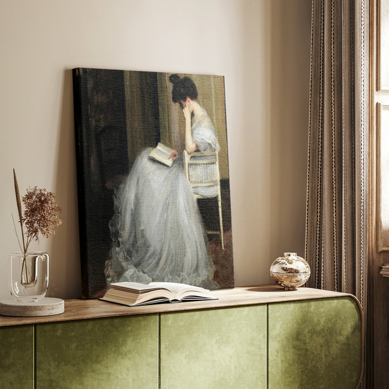 Peinture sur toile encadrée, H 61 po x l 41 po