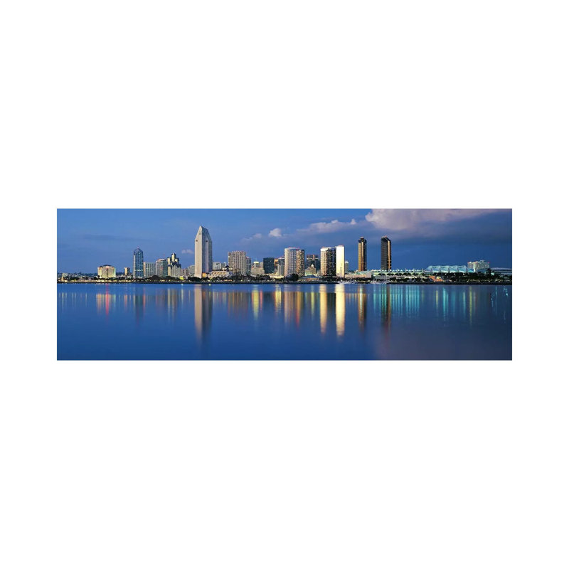 San Diego - Wrapped Canvas Panoramic Print, 121.92 cm H x 40.64 cm W x 1.91 cm D