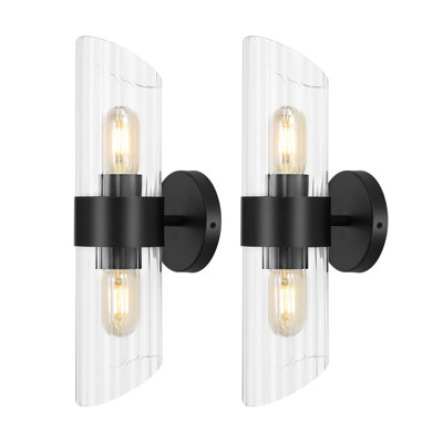 Blace Iron Armed Sconce