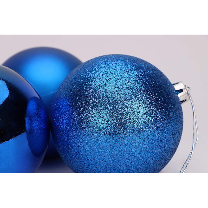Polyvinyl Chloride (PVC) Bauble, Blue, 15cm H x 15cm W x 15cm D