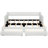 Beige, Expandable, Upholstered, Twin Xl To King Daybed, Pull - Out Drawers, Ergonomic Support For Back And Arm, Soft Fabric King, Upholstered Buttoned Drawer Surfaces, Comfortable