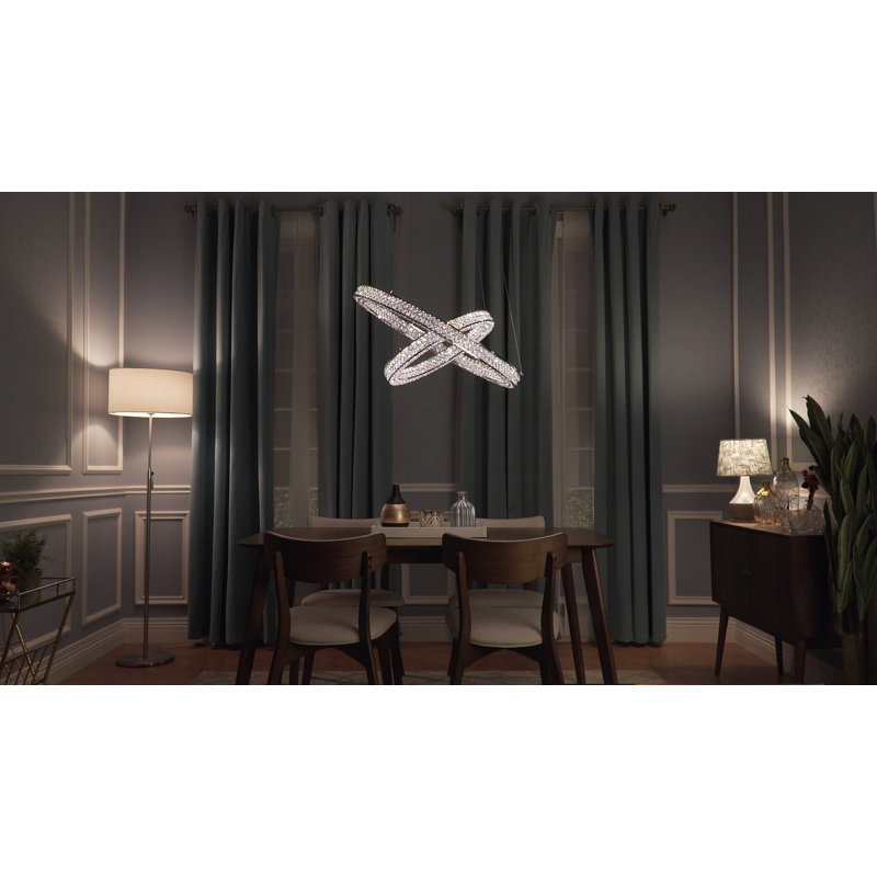 Ambrose LED Tiered Chandelier