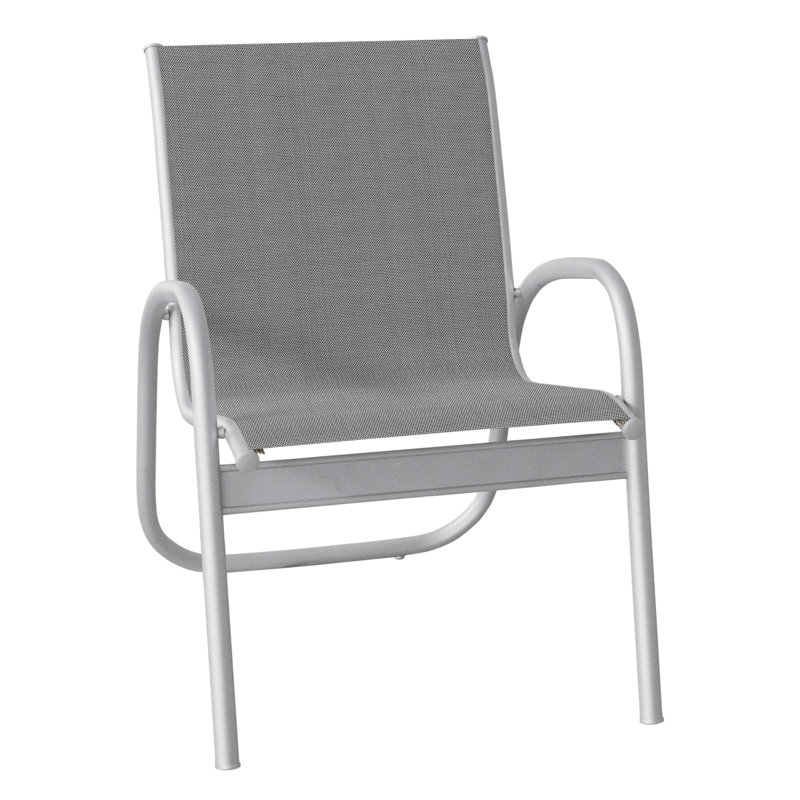 Fauteuil de patio Gardenella, Titane Sunbrella®, Désert texturé