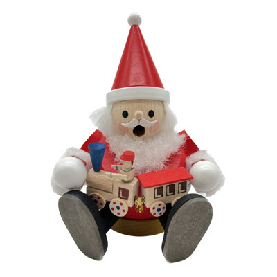 Smoker - Sitting Santa with Train