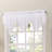 Mardis Beaded Tassels Crushed Sheer Voile Ascot Window Valance-1861008084