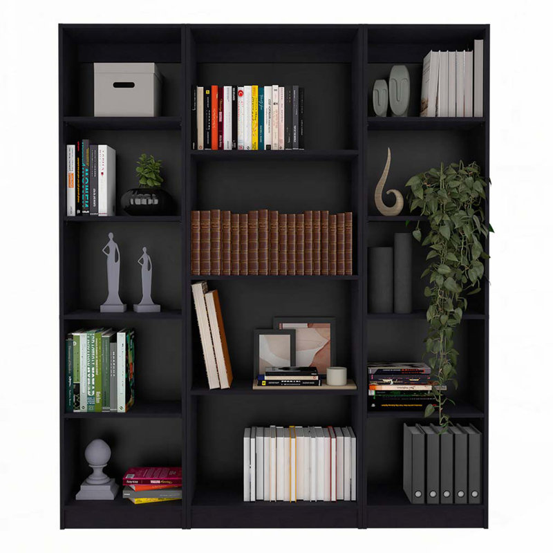 3 bibliothèques de salon 3 pièces