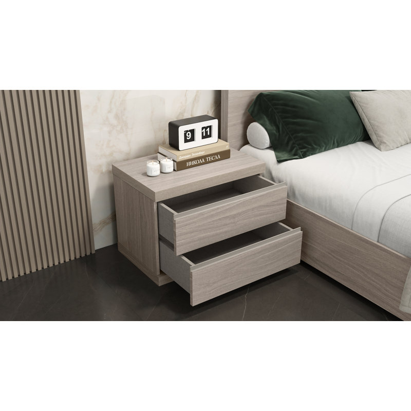 Anna Nightstand , Beige
