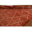 Tapis rouille en laine noué à la main de conception unique 6 pi 8 po x 9 pi 10 po New Age