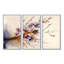 Rose et prune cerisier en fleurs III - ensemble d'art mural moderne sur toile-88084284-88084285