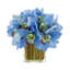 Orchids Arranged in Bamboo-Filled Glass Vase-1508589933