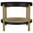 Benson Black Round End Table