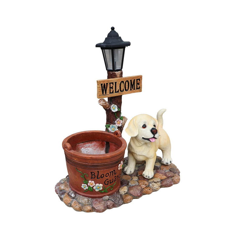 Statue de jardin Labrador