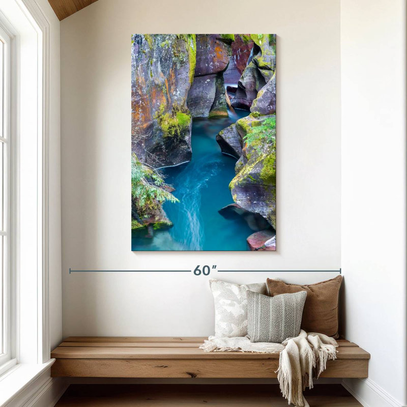 Alvord Glacier National Park River, 48" H x 32" W