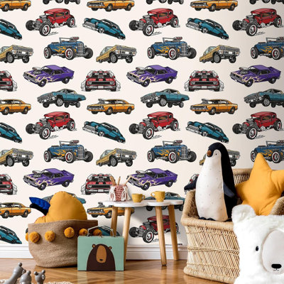 Sticky Back Plastic Roll, Wood Effect Vinyl Wrap, Brown Waterproof Removable Self Adhesive Wallpaper, 60 CM x 1000 CM