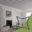 Très grands panneaux de plafond décoratifs en acrylique gris l 23 23 po x H 23 1/8 po x T 1/8 po-1928713514-1928713513