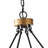 2-Tier Wagon Wheel Industrial Chandelier