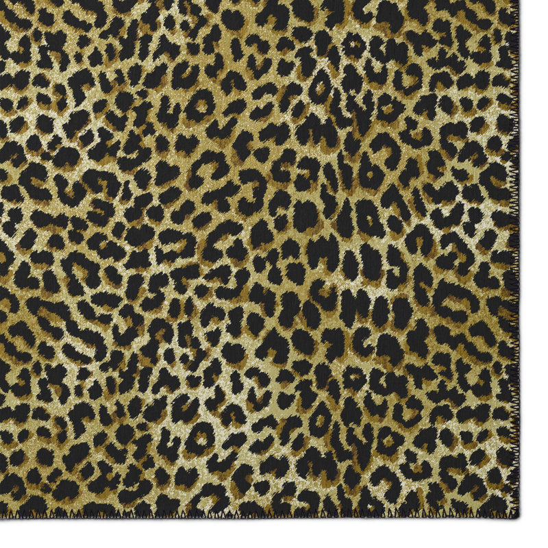 Tapis brun tissé à la machine Preciliano, Tapis de couloir 2 pi 3 po x 7 pi 6 po