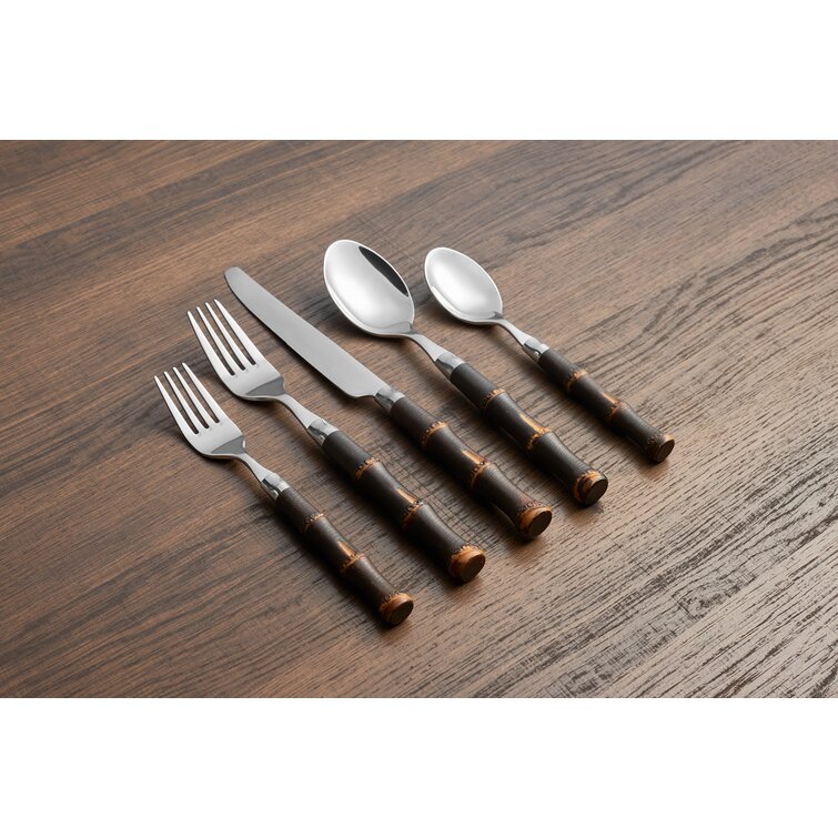 Cambridge Silversmiths Rame Smooth Copper 12-Piece Cutlery Set with Block