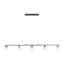 Portleven 5 - Light White/Black Kitchen Island Pendant