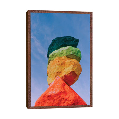 Seven Magic Mountains Sunrise IV by Bethany Young - Print on Canvas