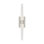 Sean Lavin Lassell 2-light single tall wall sconce in polished nickel finish with crystal shades