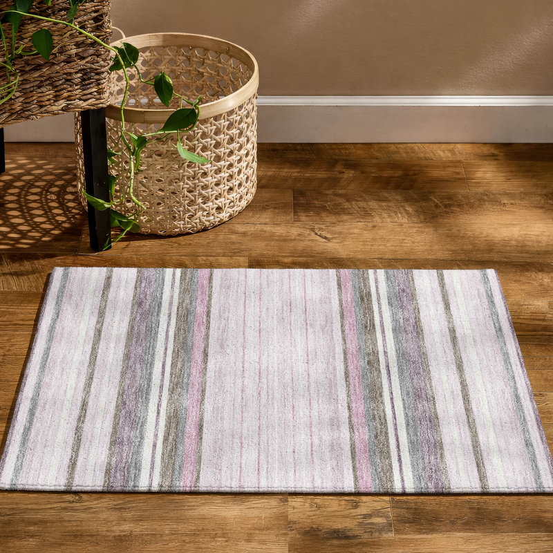 Tapis de qualité supérieure lavable à la machine Mayfield AMF2330, Rosé, 1 pi 8 po x 2 pi 6 po