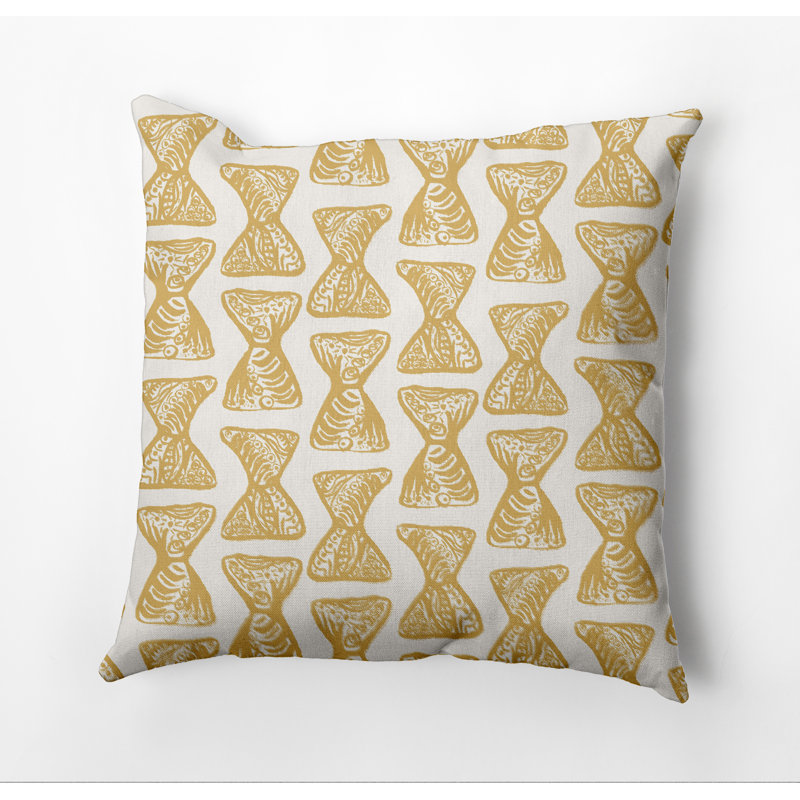 Housse et insert de coussin extérieur d'extérieur, 20 po X 20 po, Moutarde