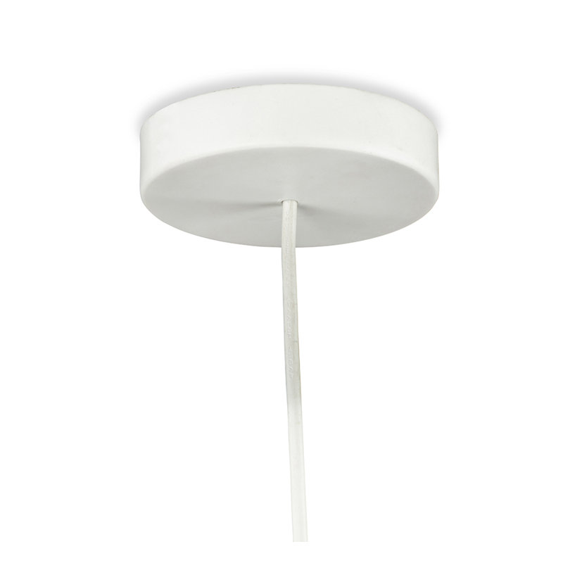 2 - Light Red/White Novelty Pendant