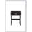 Babs Black Finish Accent Table-1586259401