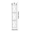 187cm H x 32cm W Iron Arched