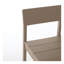 Ensemble de 2 chaises de salle à manger d'extérieur en PEHD gris - Ensemble de conversation de terrasse moderne toutes saisons