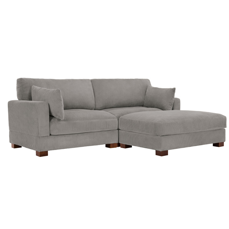 Maelina Reversible Modular Corner Sofa, Light Grey