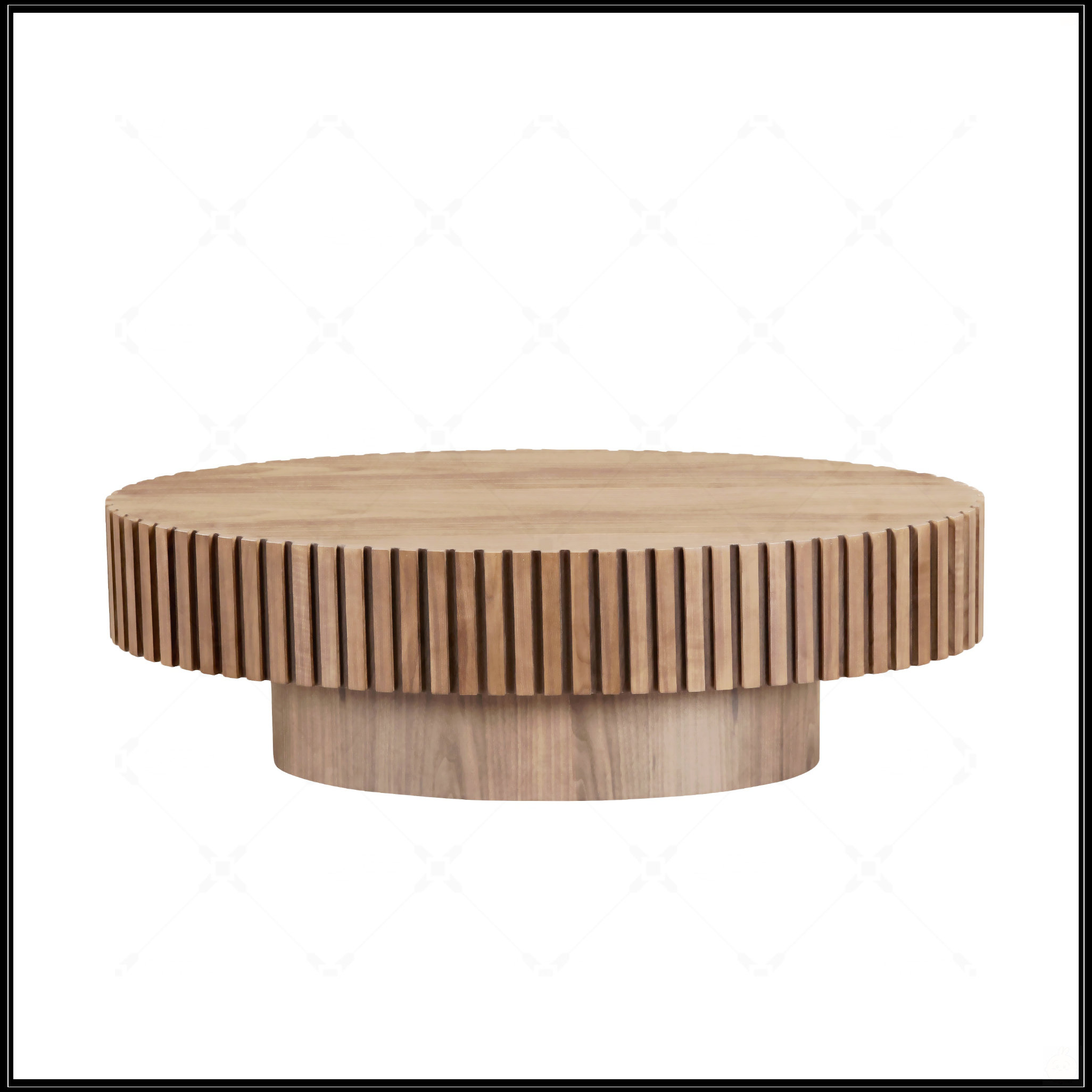 East Urban Home Modern Handcraft Drum Coffee Table - Wayfair Canada