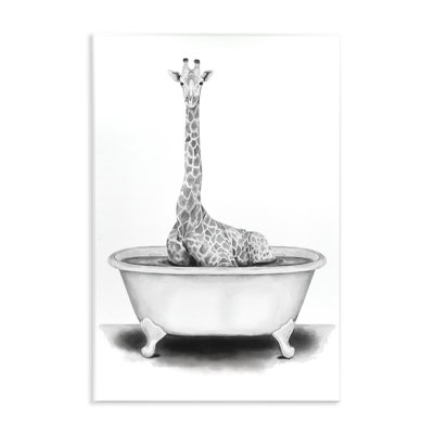 «Girafe in a Tub» par Rachel Neiman
