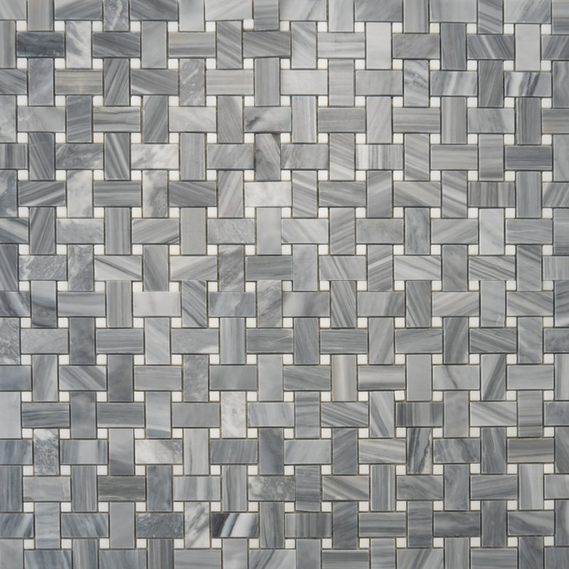 12" x 12" Marble Random Mosaic Wall & Floor Tile