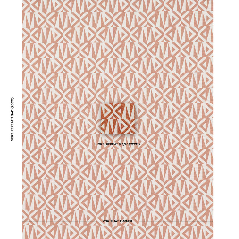 Tissu en similicuir Amero Performance 100% lin, Brique