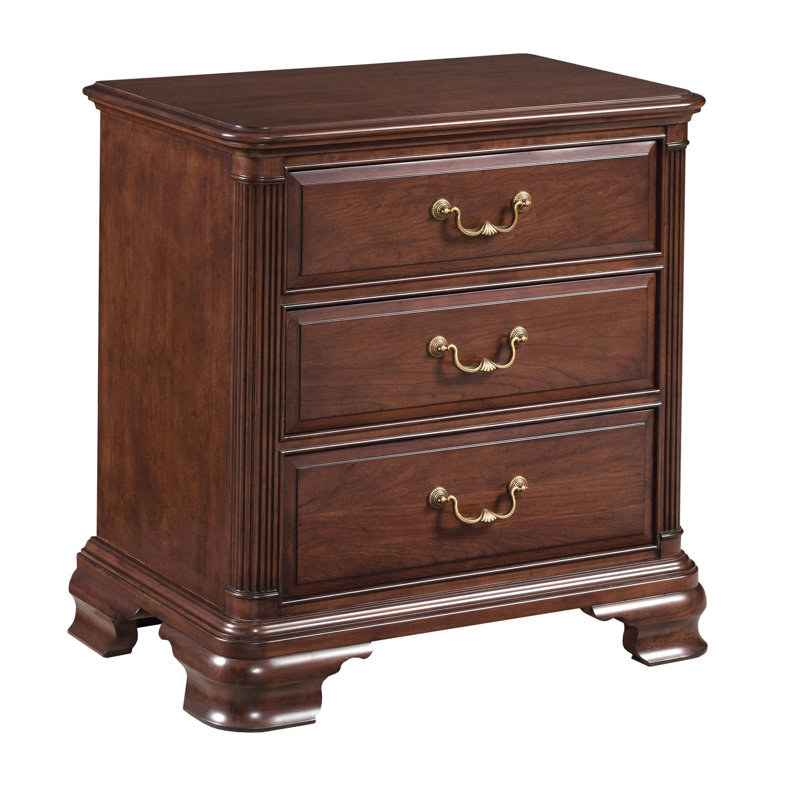 Solvig 28'' W Solid Wood Nightstand