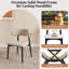 Chaises de salle à manger rembourrées modernes en bois massif avec dossier ergonomique incurvé, chaises de cuisine en coton et en lin (ensemble de 2)-1718688644-1718688645