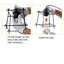 Barrentine 4 - Light Black Cluster Pendant