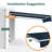 10x8 ft. Powered Retractable Patio Awnings, Outdoor Sunshade Canopy with Remote-107785771