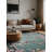 Machine Washable Gray Area Rug-1297398755