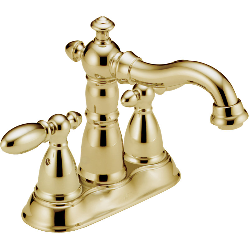 Robinet pour salle de bain Victorian, Laiton poli lustré