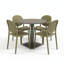 4 - Person Steel Dining Set-244074885
