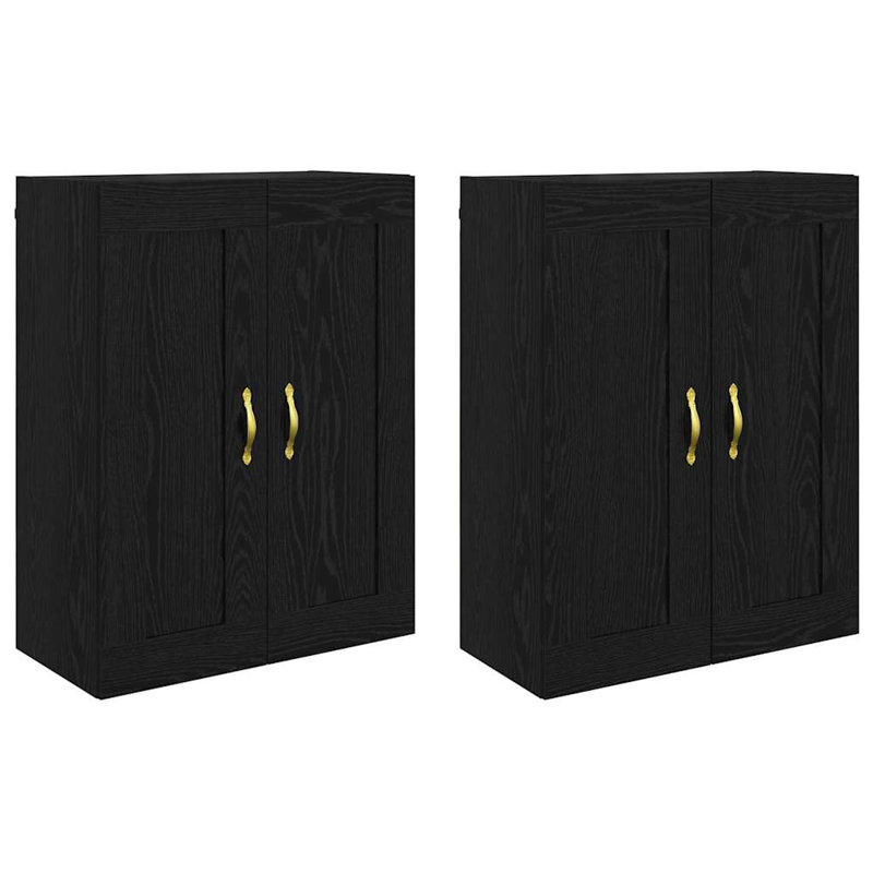 Highboard Accent Chest, Black Oak