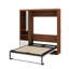 Lit escamotable double pleine grandeur avec armoire-788551563