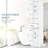 Tall Bathroom Linen Cabinet Storage - Slim With Open Shelf, Drawer, Recessed Doors & Adjustable Shelves In White Tower