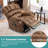 Anastasie Upholstered Heated Massage Chair-477425361