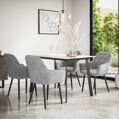 Ahlayna 4 - Person Dining Set